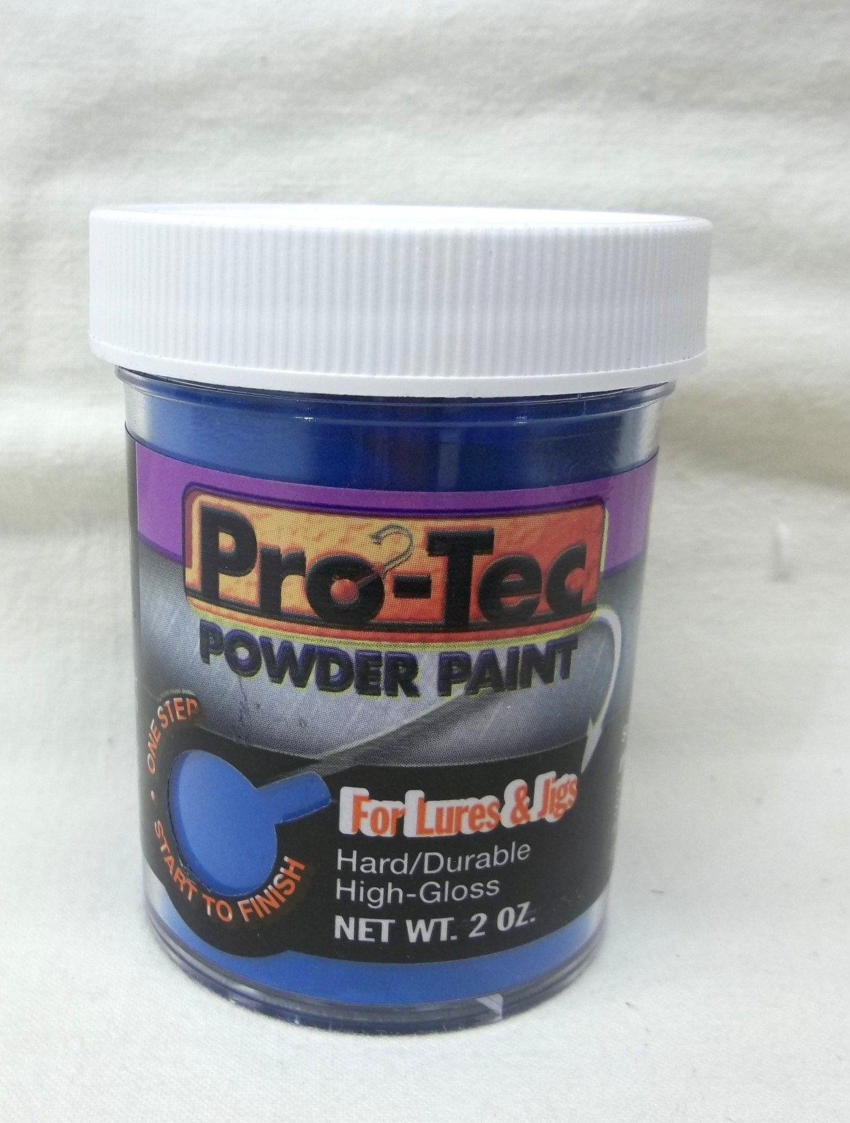 Pro-Tec Powder Paint Jigs & Lures High Gloss/Hard/Durable 2oz. Blue