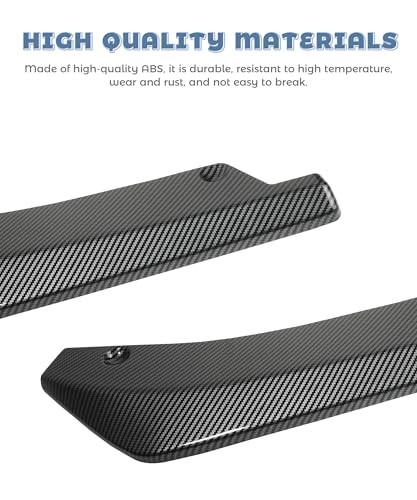 Spoilers for Cars,Car Accessories Rear Bumper Lip,Body Kit for Carbon fiber