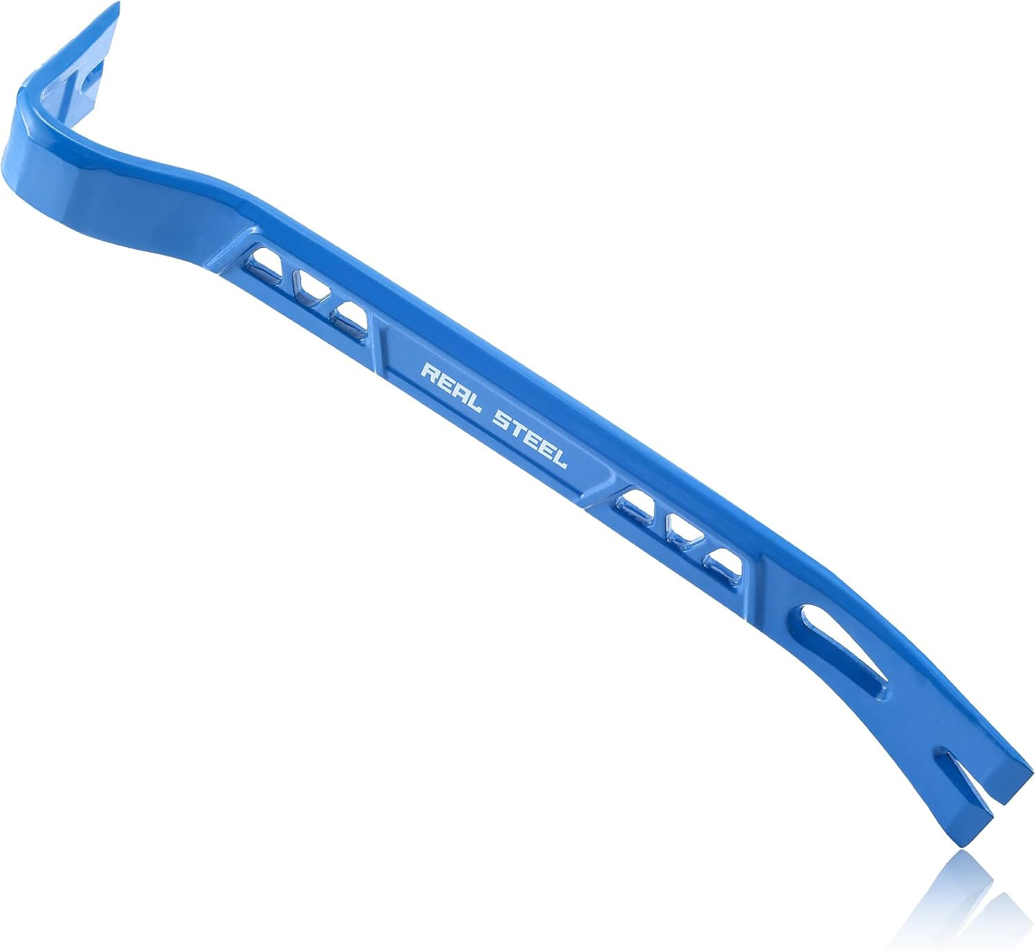 Flat Pry Bar, Heavy Duty Nail Puller, High Carbon Steel Forged