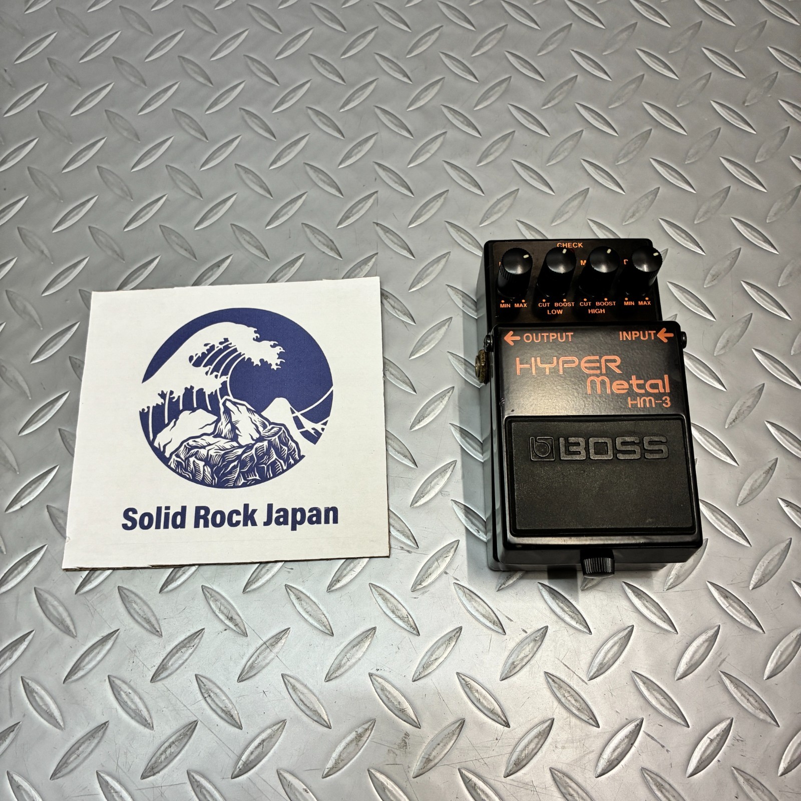 BOSS HM-3 Hyper Metal Distortion Guitar Effects Pedal Excellent condition! Japan