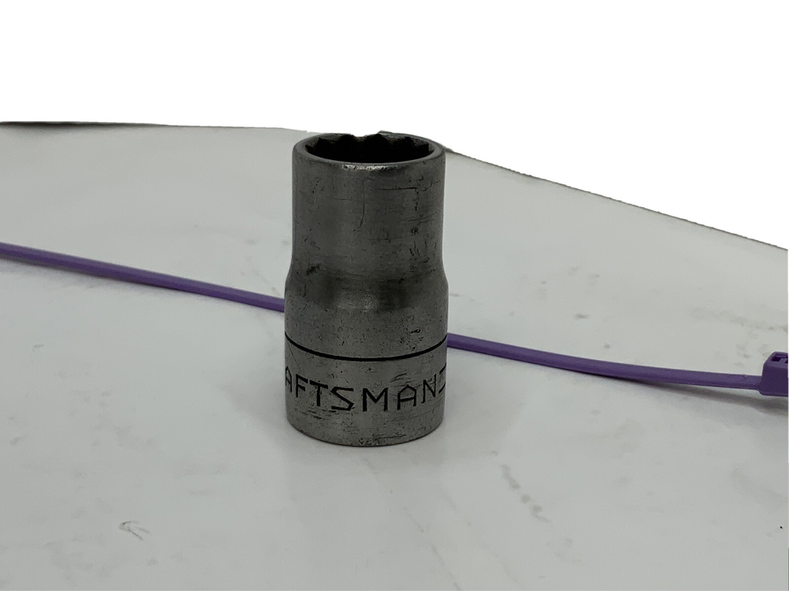 Craftsman 1/2 =V= Series 12pt Socket, 9/16”, Plain Steel Finish, USA   Purple