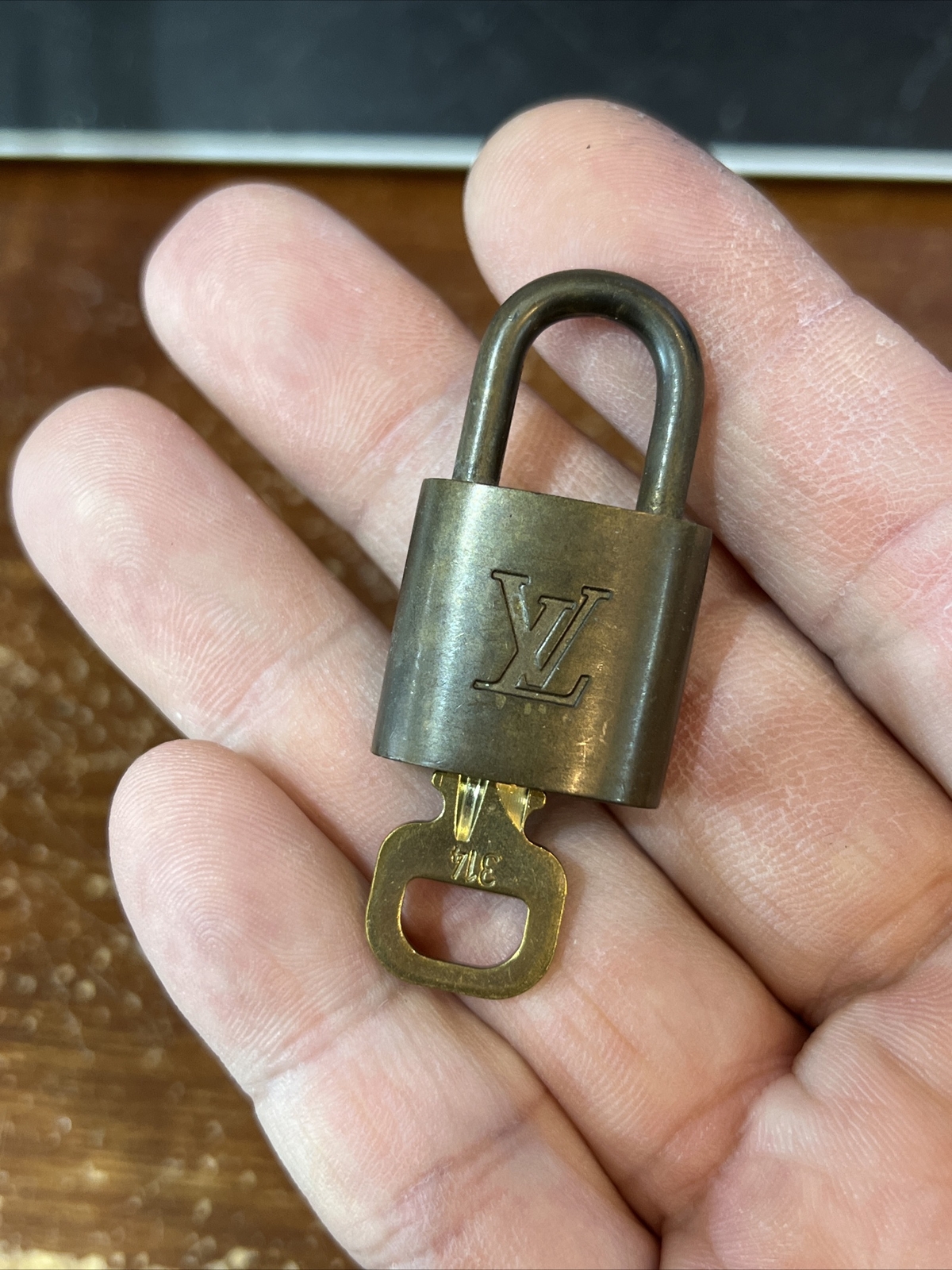 Authentic Louis Vuitton Lock & Key (unpolished)