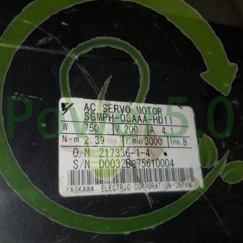 Used & Tested YASKAWA SGMPH-08AAA-HD11 Servo Motor~