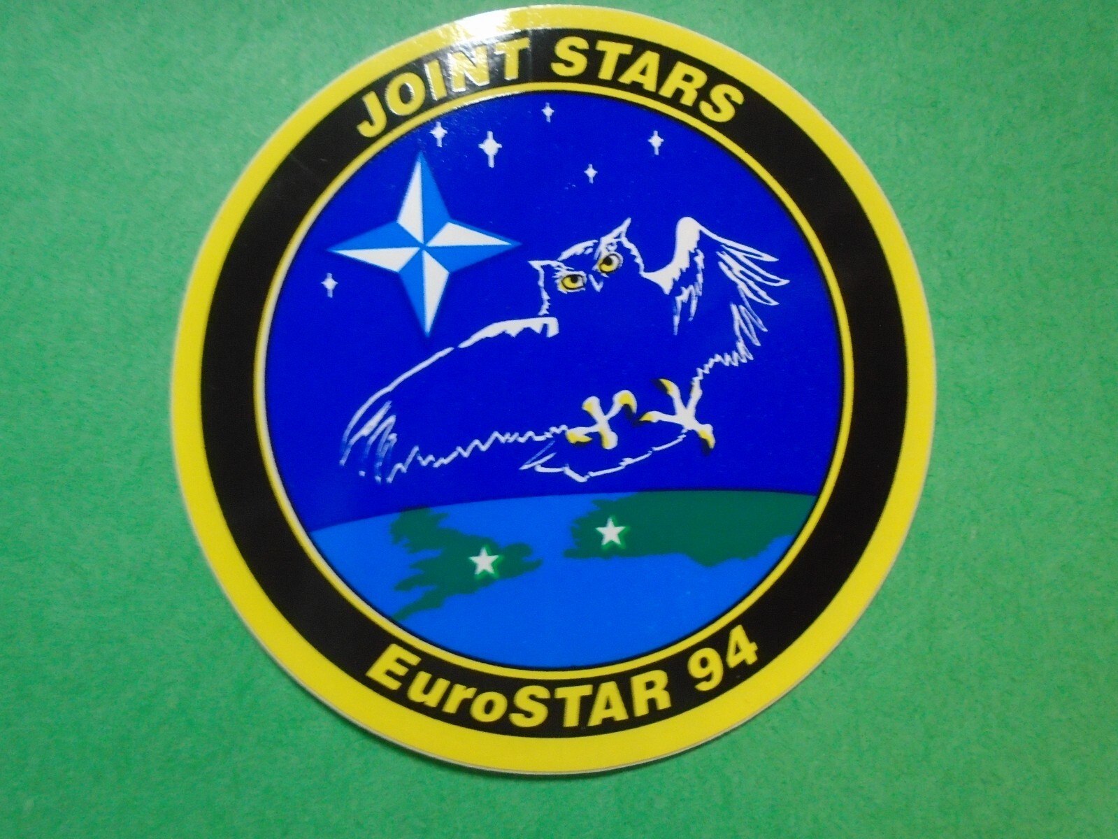 Joint Stars Surveillance Target Attack Radar EuroStar Round  Decal