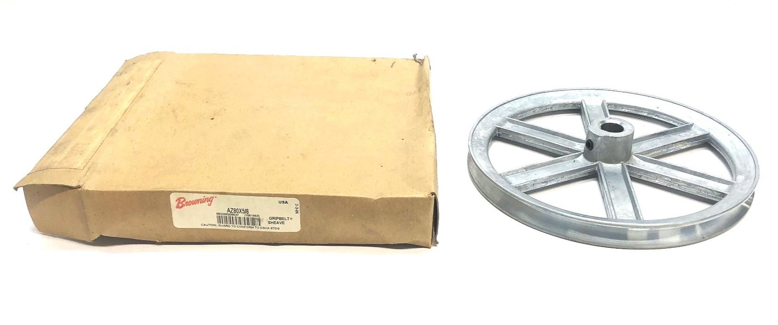 Browning Gripbelt Sheave AZ80X5/8 NOS