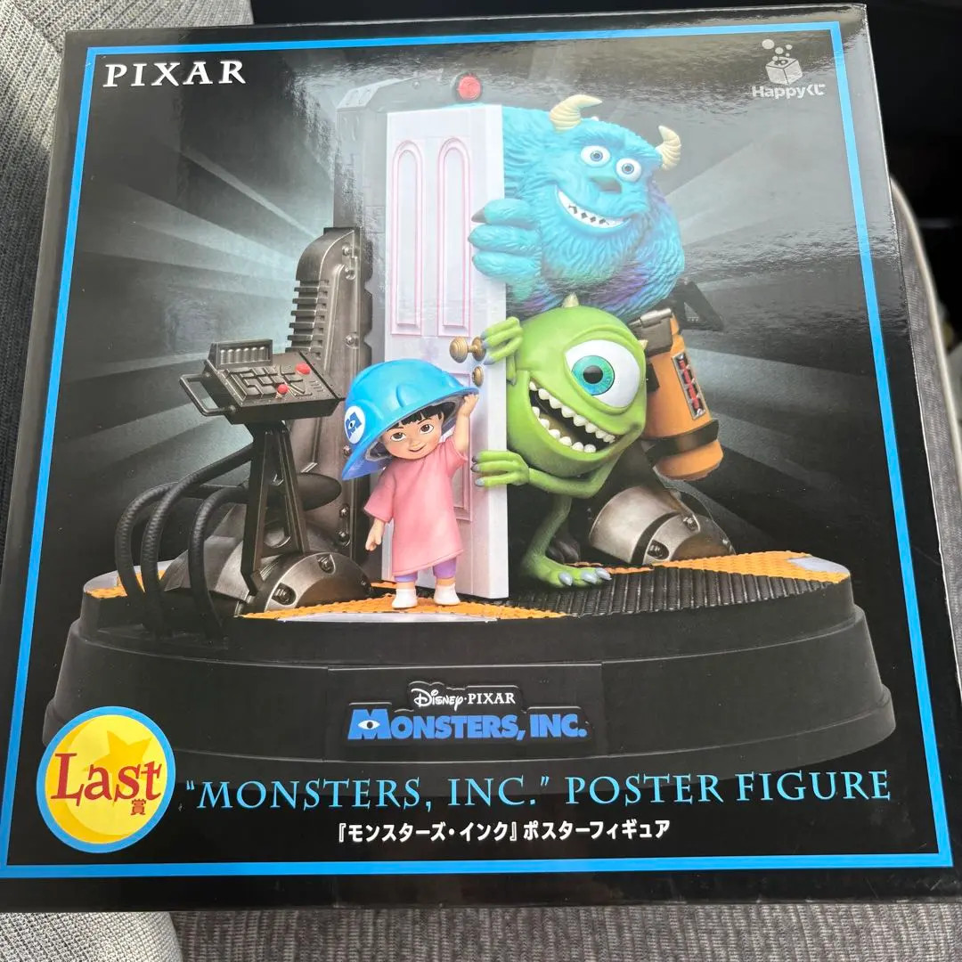Happy kuji Pixar 2026 Last Prize Monsters, Inc. Poster Figure Happy Lottery NEW