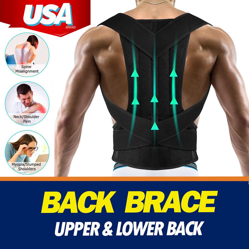 Posture Corrector for Women and Men, Upgraded Back Brace with Enhanced Suppor...