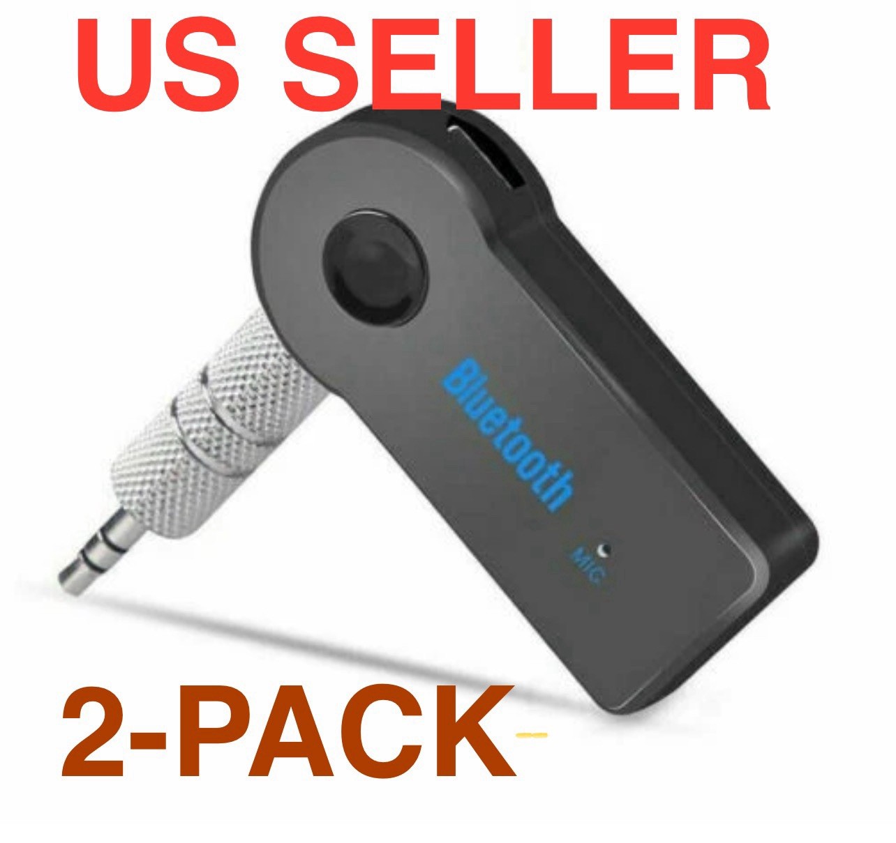 Bluetooth 5.0 Wireless Audio Receiver 3.5mm AUX Stereo Adapter for Car & Home