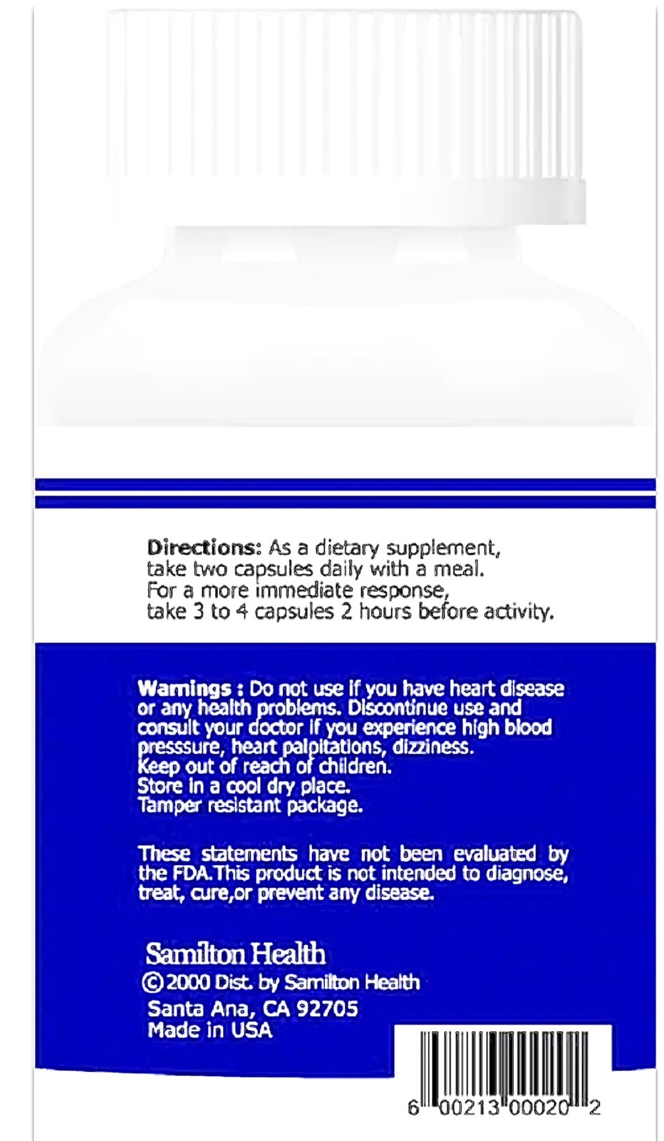 EgoRx , All-Natural, Male Herbal Supplement, Long Lasting Energy