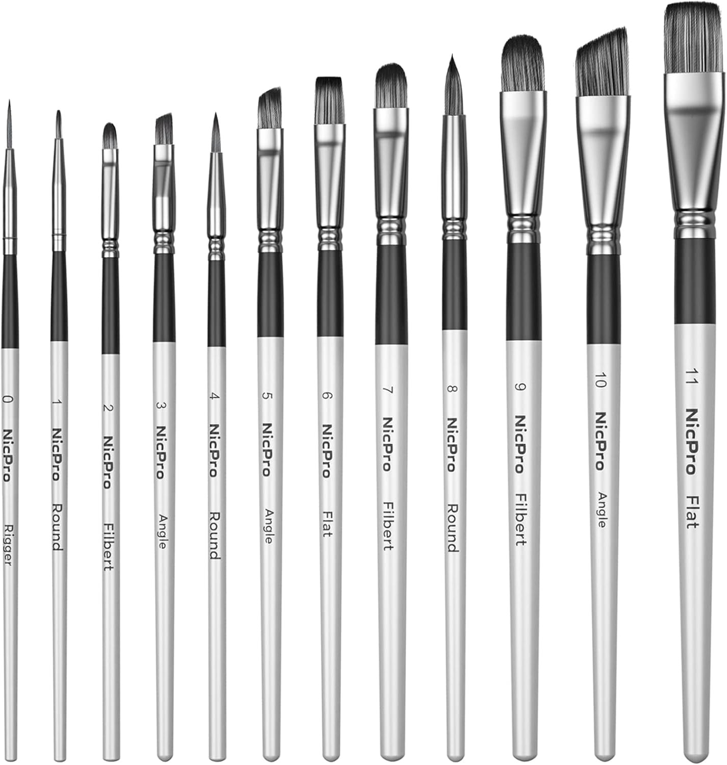 Artist Paint Brush Set, Craft Paint Brushes for Acrylic Painting,