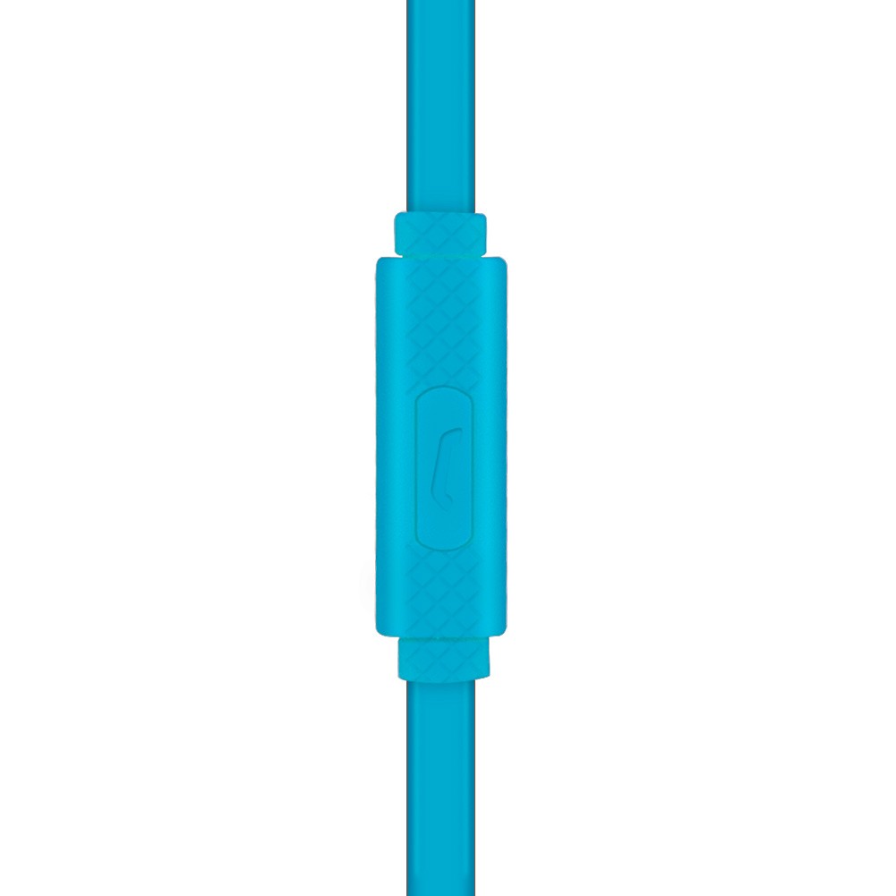 Maxell Solid 2 Earphones with Built-in Microphone, Azure Blue