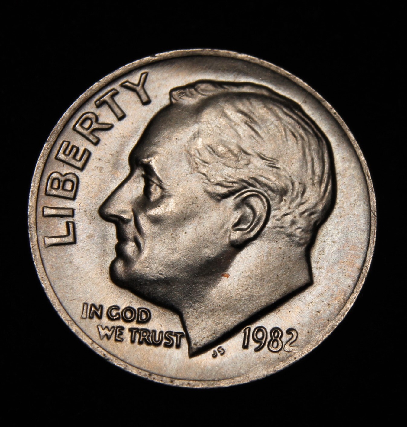 1982 No-P Roosevelt Dime BU++++