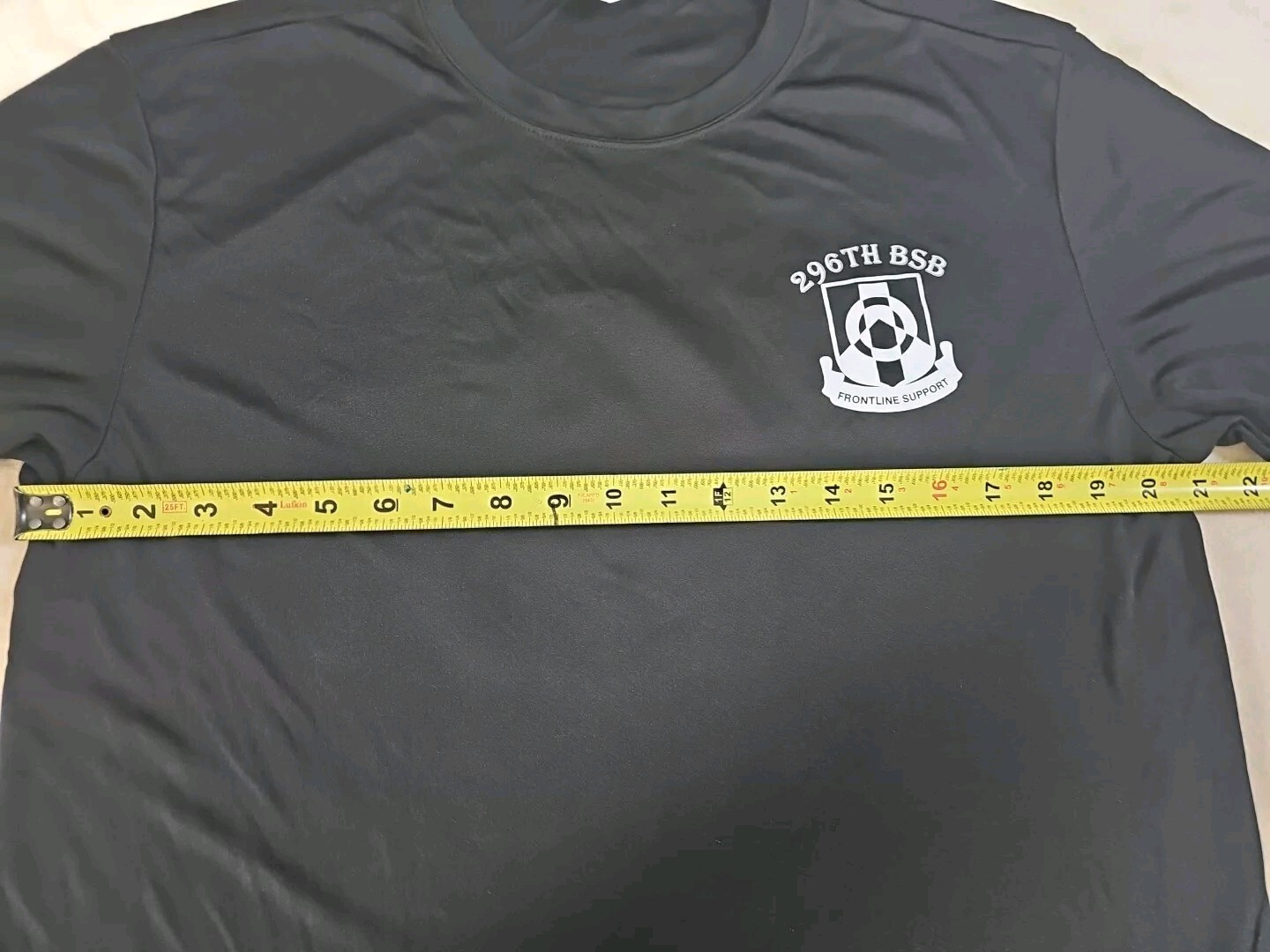US Army 296th BSB Frontline Support Tshirt Size Medium