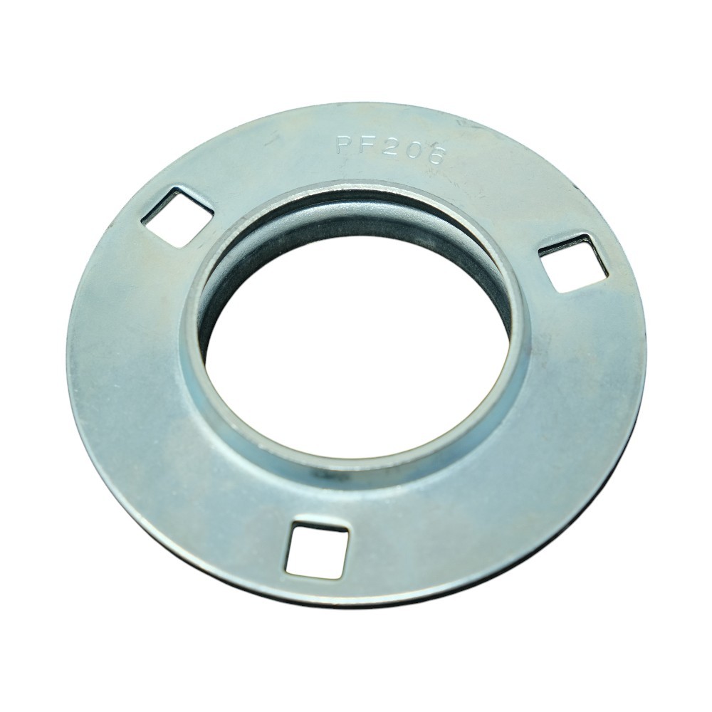 PF208, PF80 Round Flanged Pressed Steel Housing for Insert Bearings, 4-Bolt