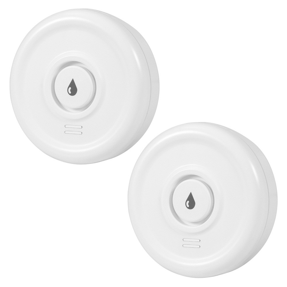 2 Pack 100dB Smart WiFi Water Leak Detector App Alert Kitchen Basement Sensor