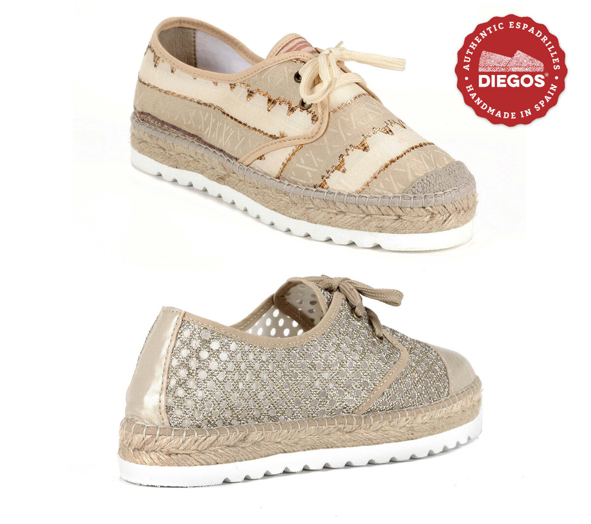 Espadrilles flat EVA soles with full rubber | 100% made in Spain | Woman & Men