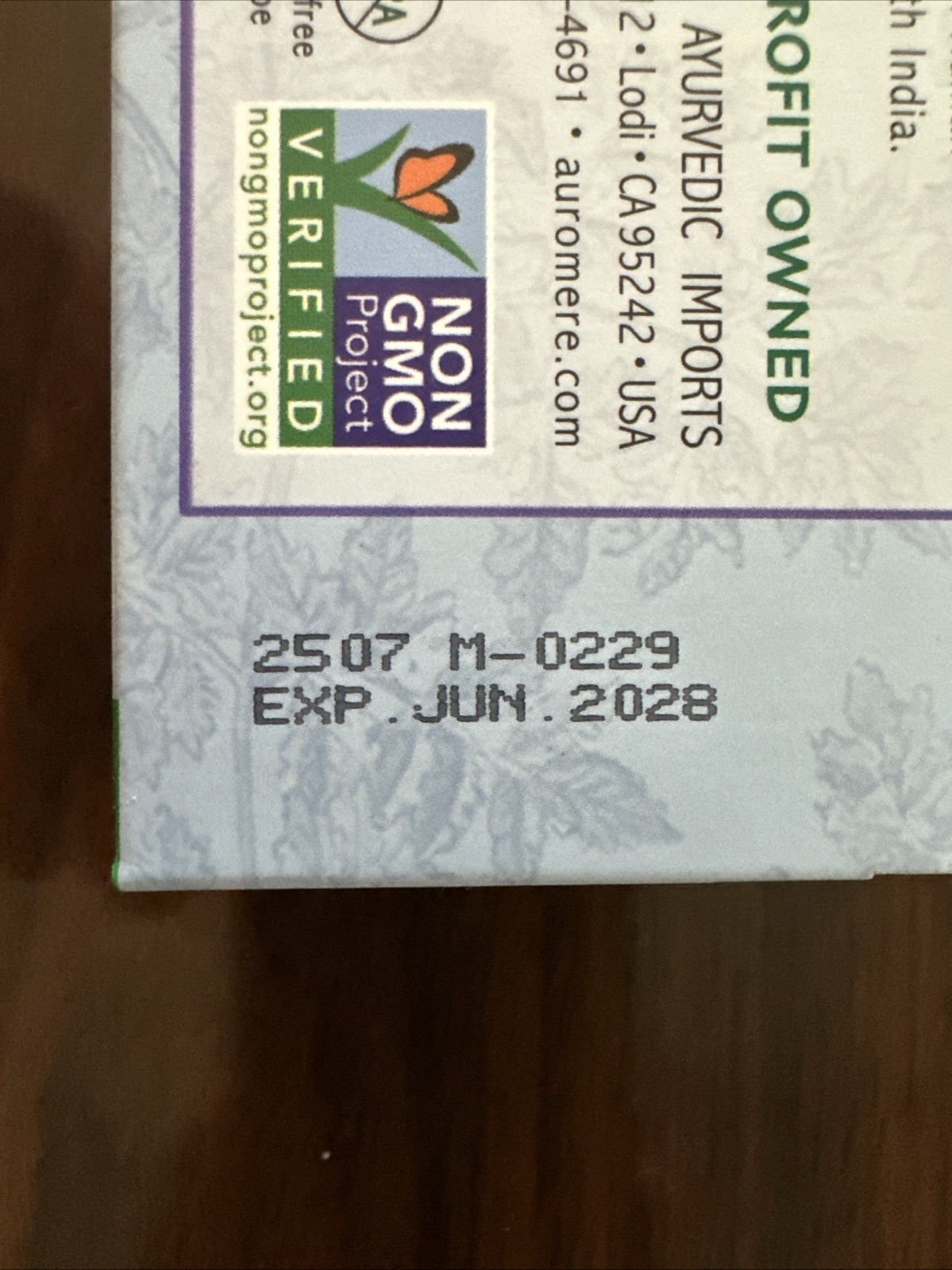 3-Pack Auromere Ayurvedic Herbal Toothpaste Fluoride Free Fresh Mint 06/2028