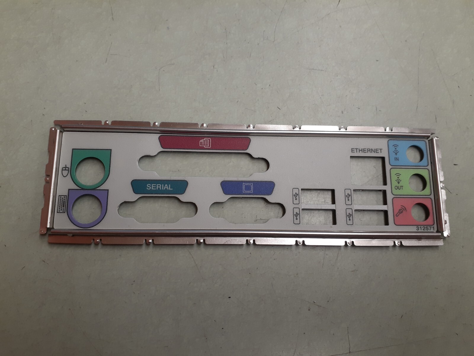 Genuine HP Pavilion Motherboard Rear Case I/O Shield 312571