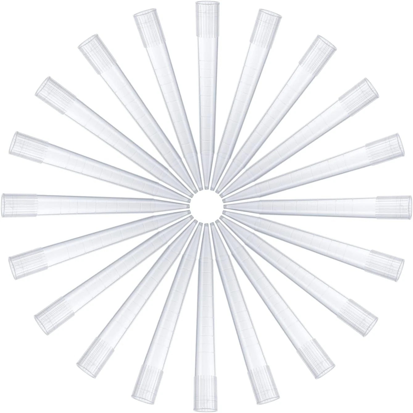 100x Disposable Pipette Tips 5mL Universal Lab Micropipette Tips Autoclavable