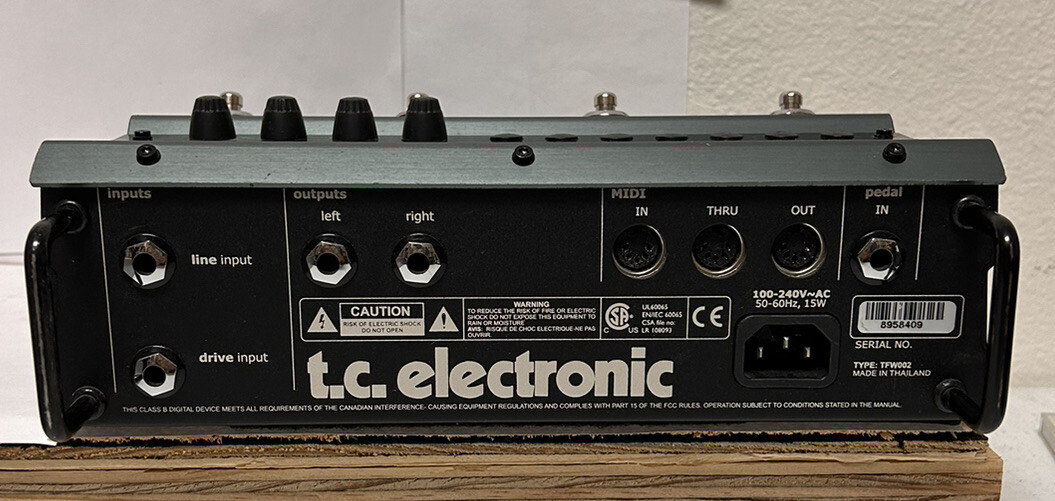 T.C. Electronic Nova System Guitar Multi Effects Processor Pedal, Tested/Works