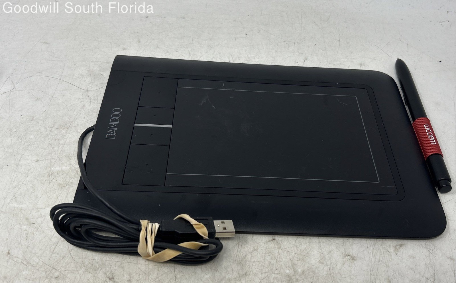 Wacom Bamboo Model CTH-460 Black Touch Graphic Drawing Tablet Not Tested