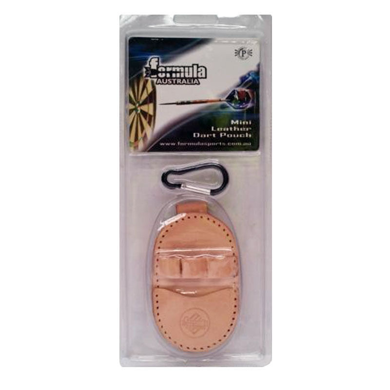 Formula 1x Mini Leather Dart Pouch Wallet for 3 Darts Christmas Birthday Gift