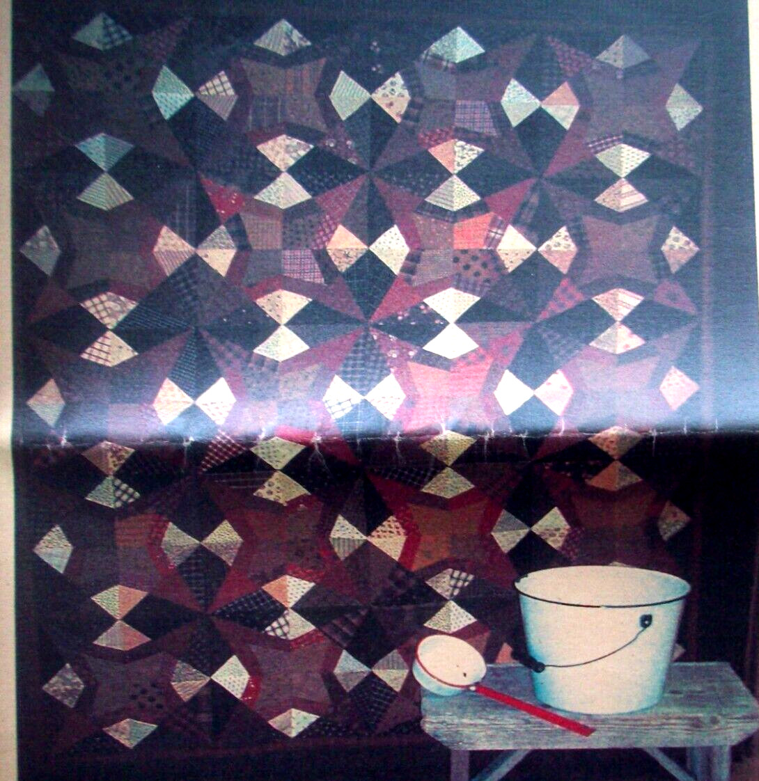 Big Dipper primitive patchwork quilt pattern *B