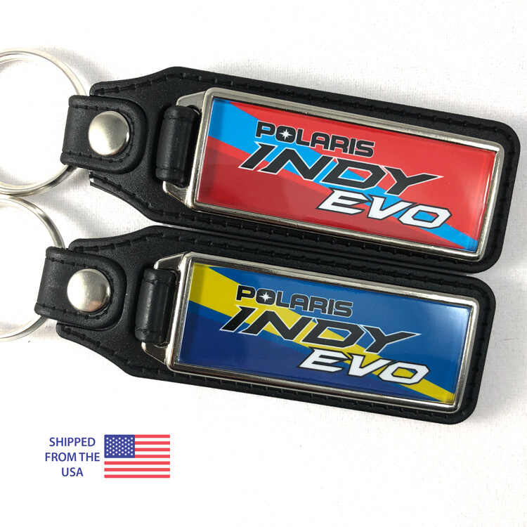 Key Fobs Key Ring Keychain for Polaris Indy Evo Snowmobile (2-Pack)
