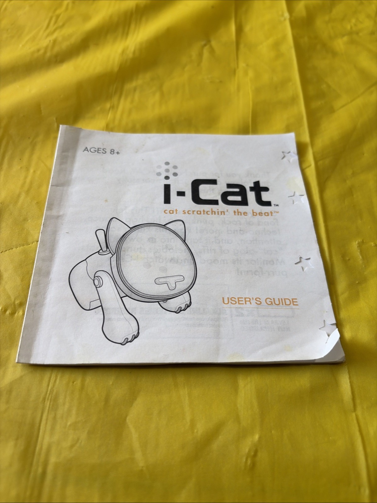 I-Cat User’s Guide Manual for I Cat 2006 SEGA Toys Co.