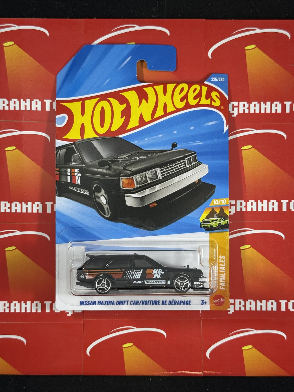 Nissan Maxima Drift Car #225 10/10 Wagons 2026 Hot Wheels Mix L