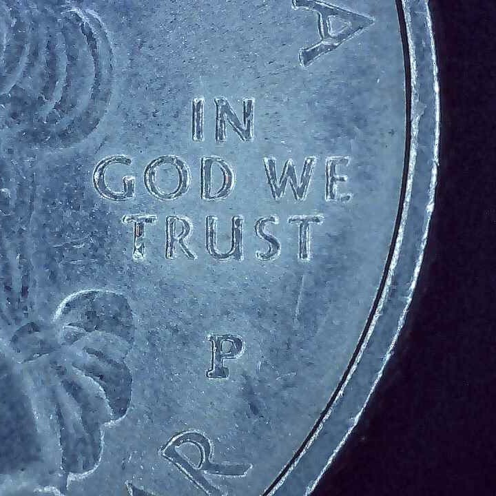 2018 P Quarter Apostle Island error die chip.