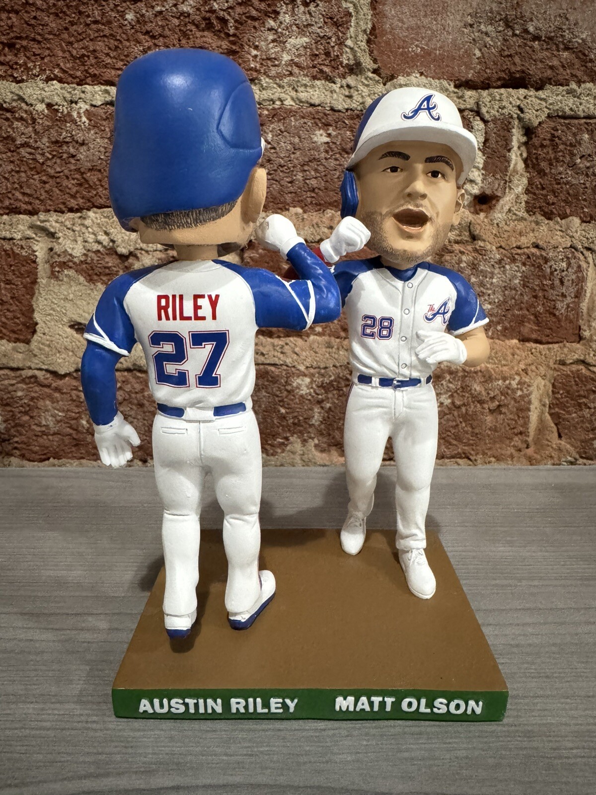 Austin Riley & Matt Olson Atlanta Braves A-List Bobblehead