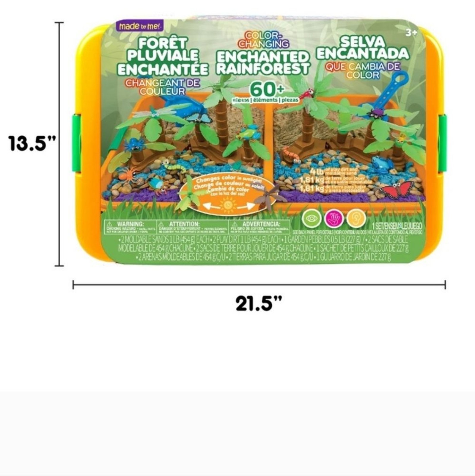 Made By Me - Color Changing Sensory Bins (Rainforest)