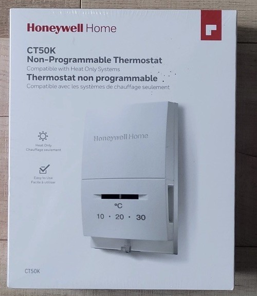 Honeywell CT50K Standard Non-Programmable Thermostat Low Temperature (New) (F)