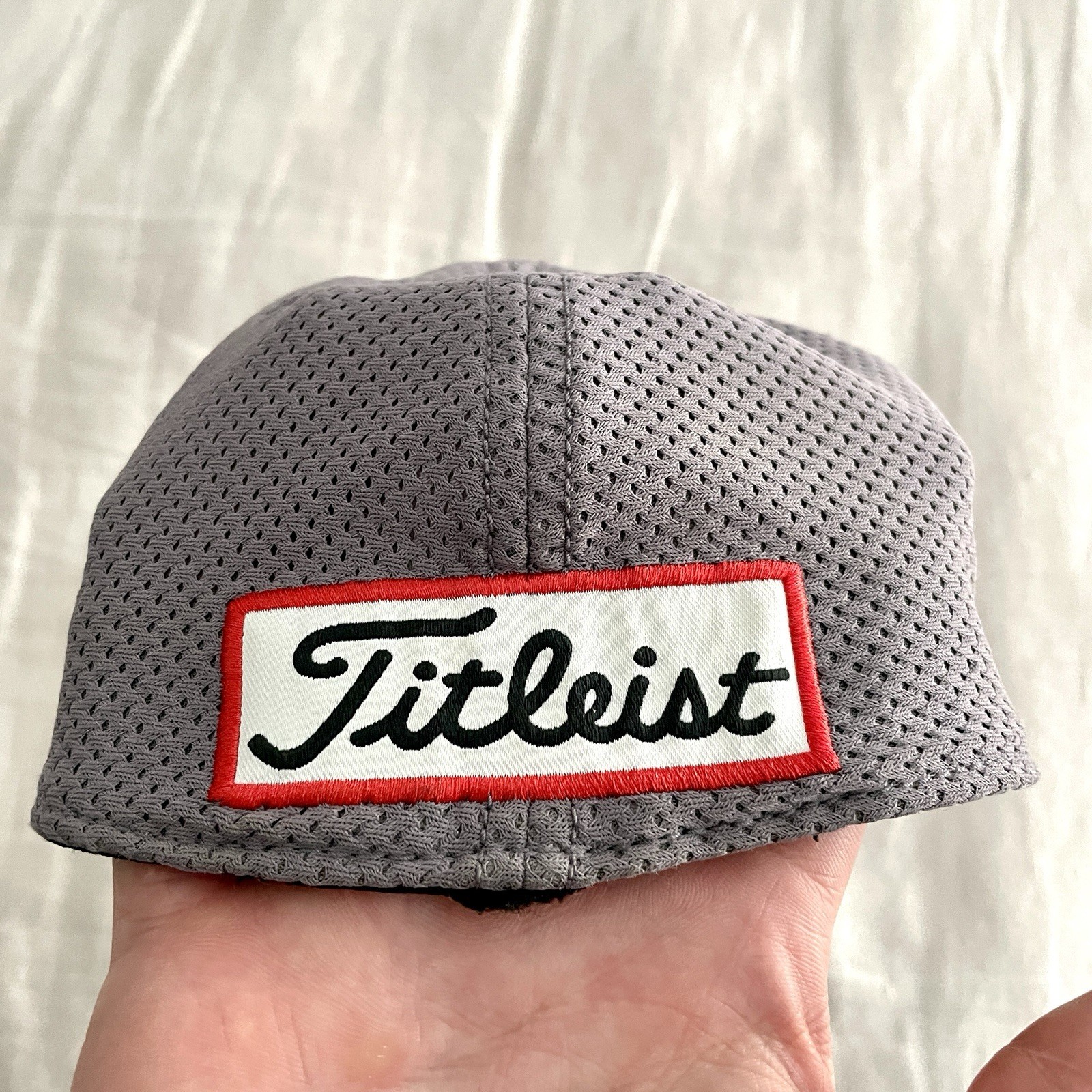 Titleist Hat Pro V1 FJ Golf Gray A-Flex Stretch Fit Baseball Cap L/XL Foot Joy