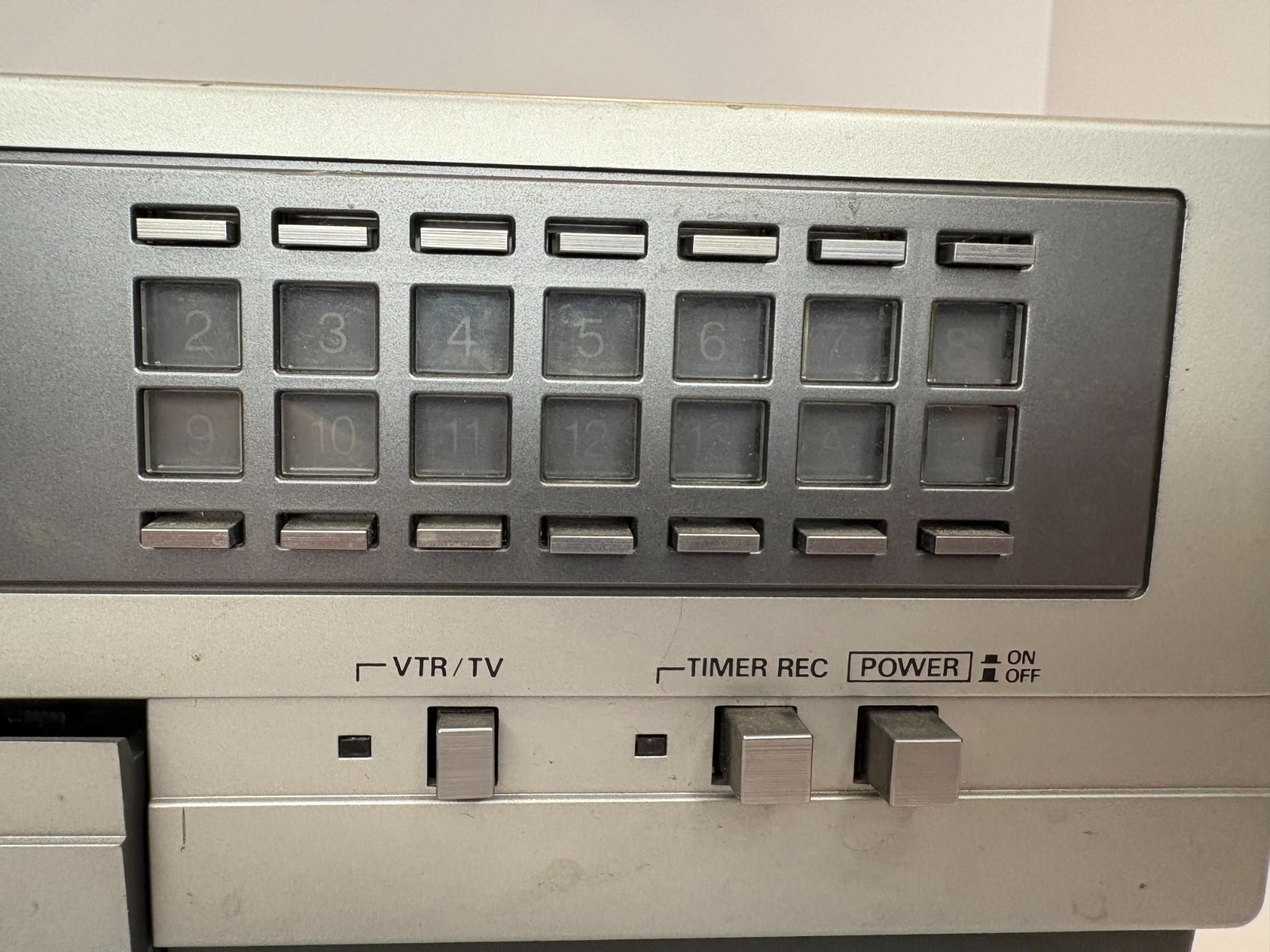 Vintage 80's Panasonic PV-A35P Omnivision VI Programmable Tuner/Timer UNTESTED