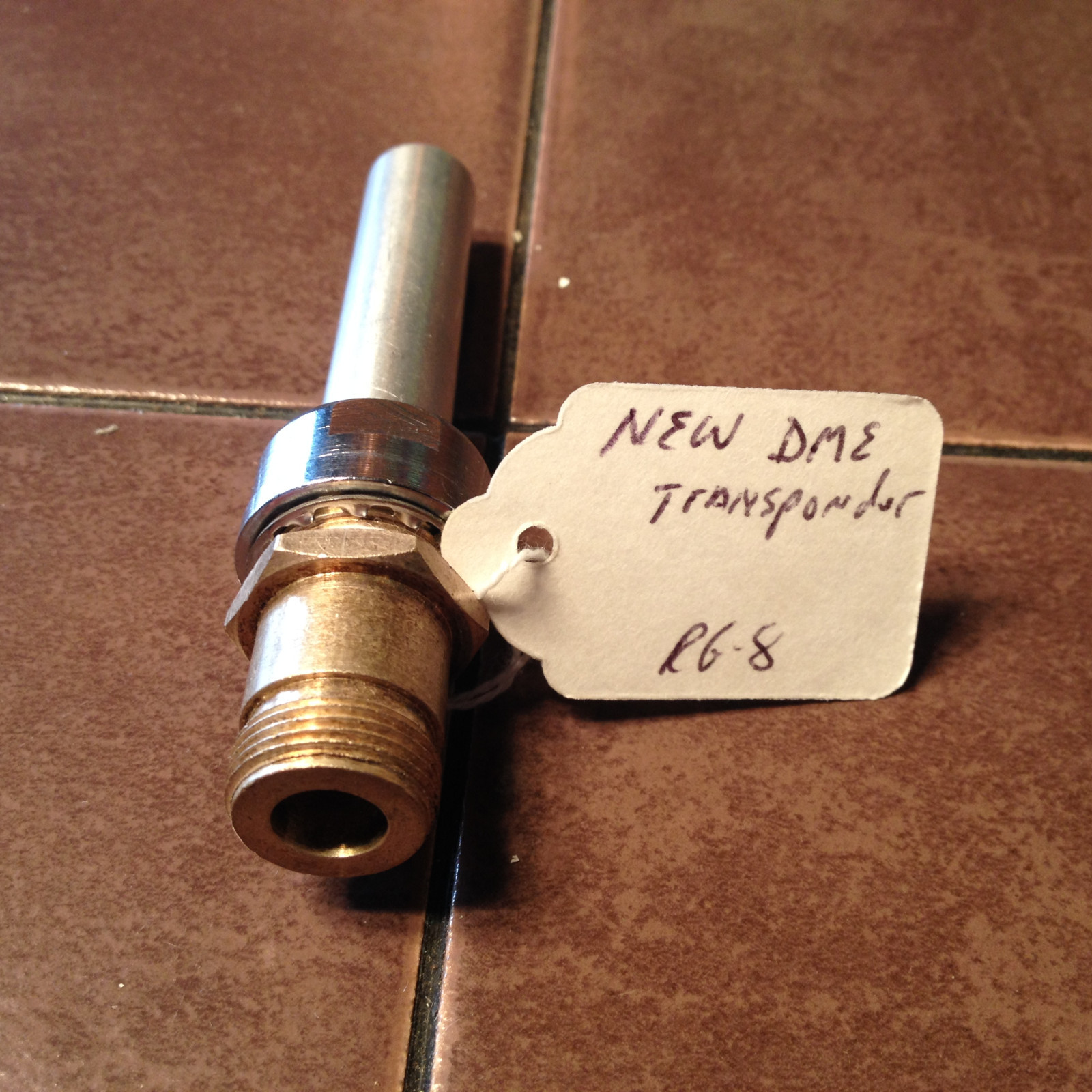 New DME-Transponder Wide Band Antenna, uses RG-8