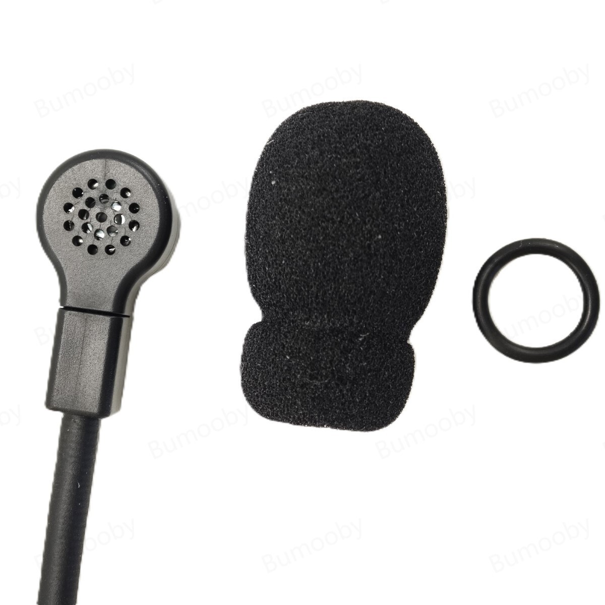 150 Ohms Miniature Dynamic Noise Cancelling Microphone with Flexible Boom