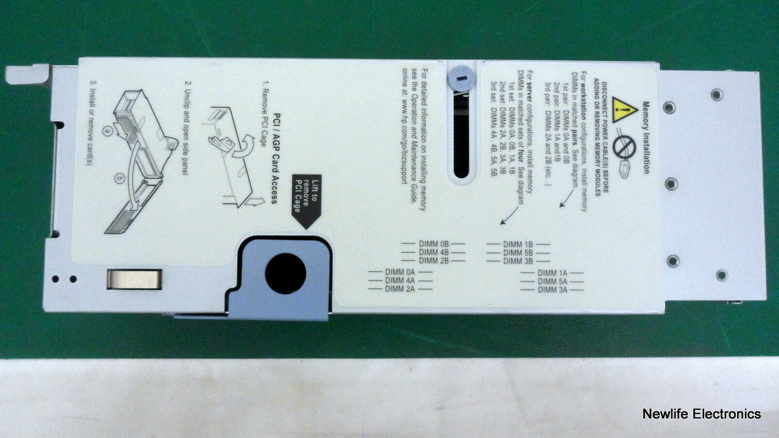 HP A7231-00025 PCI Card Cage
