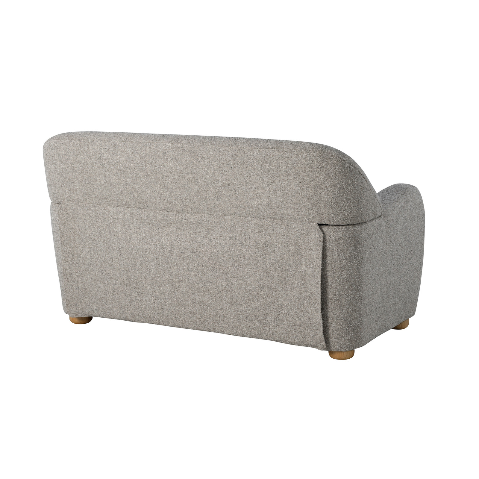Studio Living Greenville Loveseat in Pebble Gray Boucle Fabric
