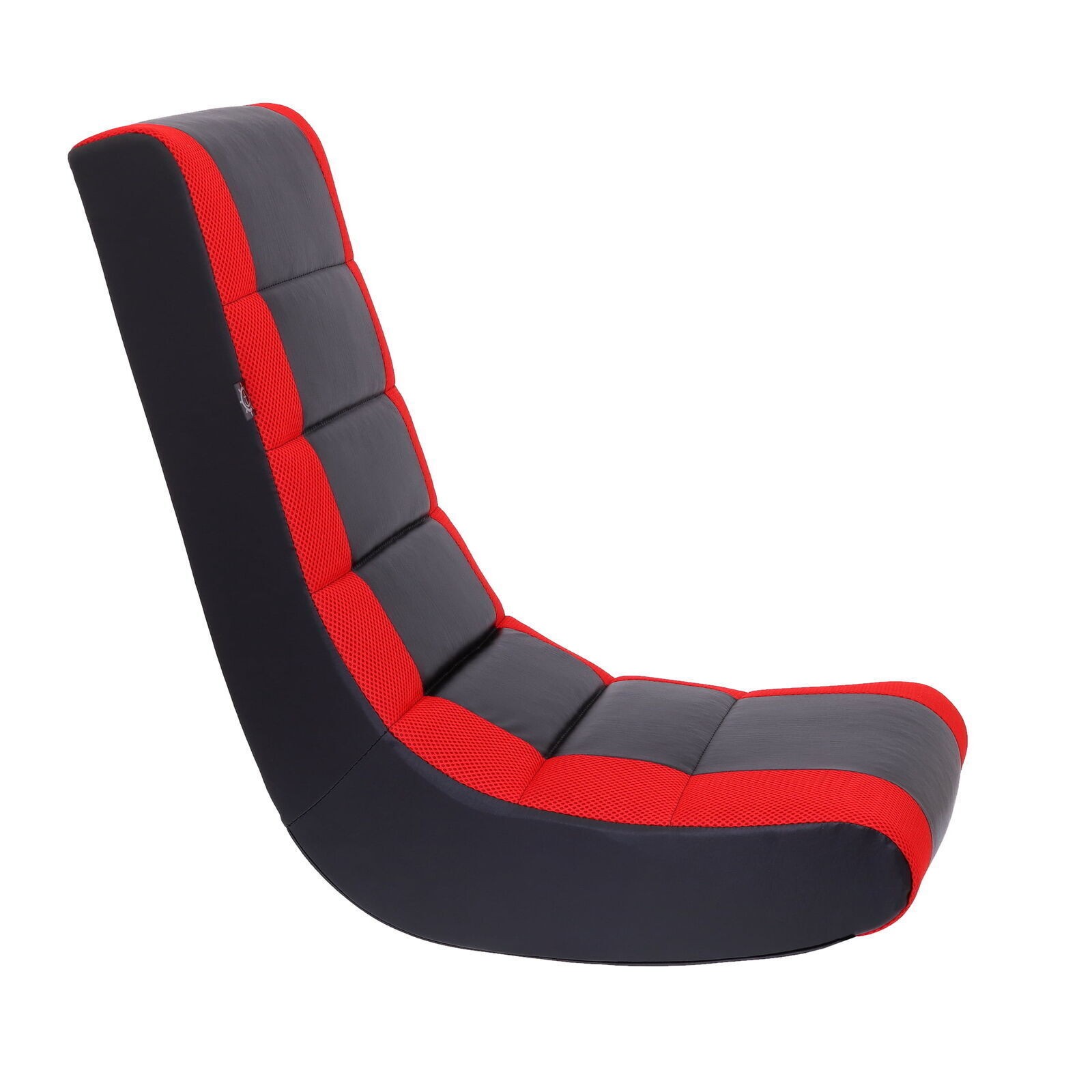 Rocker Gaming Chair Floor Seating Faux Leather Mesh Lightweight Anti-Tipping US
