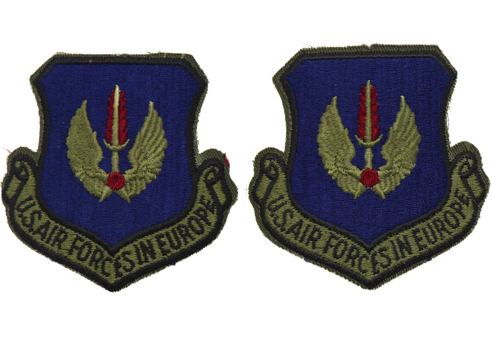 2 US Air Forces In Europe Subdued Sleeve Patch BDU Uniform USAF