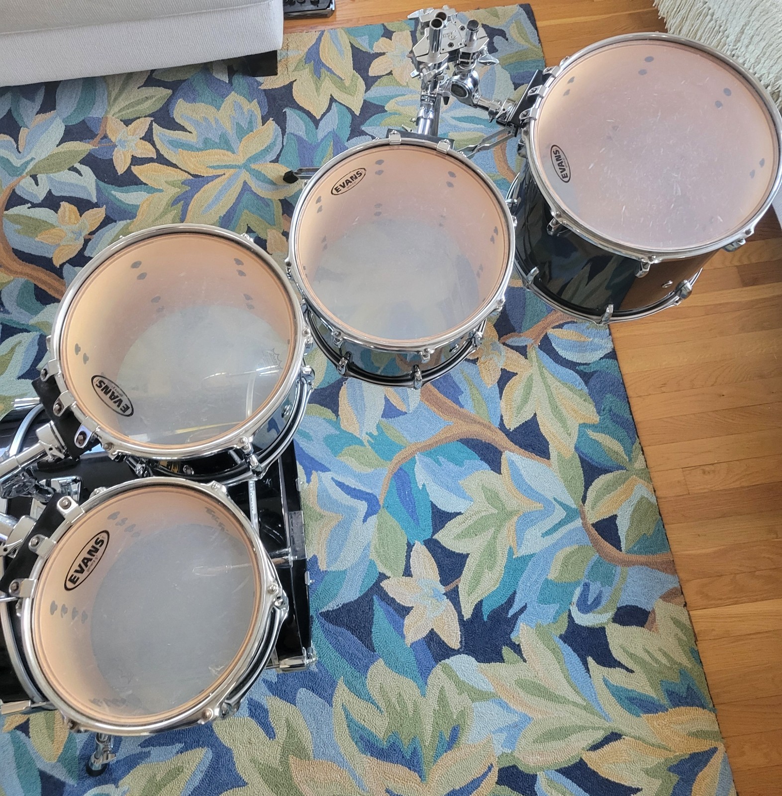 Pearl Session Select 5pc Drum Set 20" Bass Drum - Black