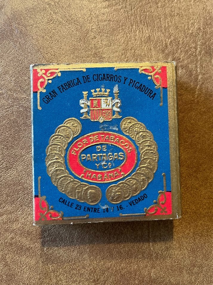 Vintage Partagas & Co Superfinos Cigarette Pack Cuba- 1930's *EMPTY*