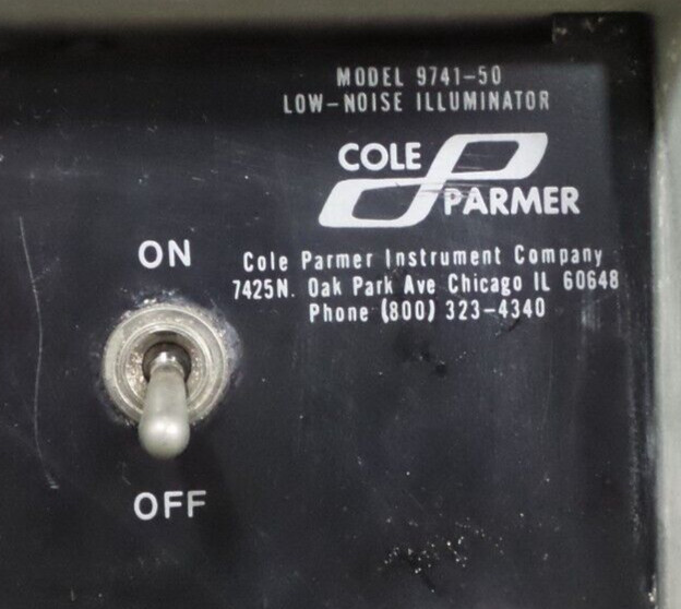 Cole-Parmer Model 9741-50 Low-Noise Illuminator