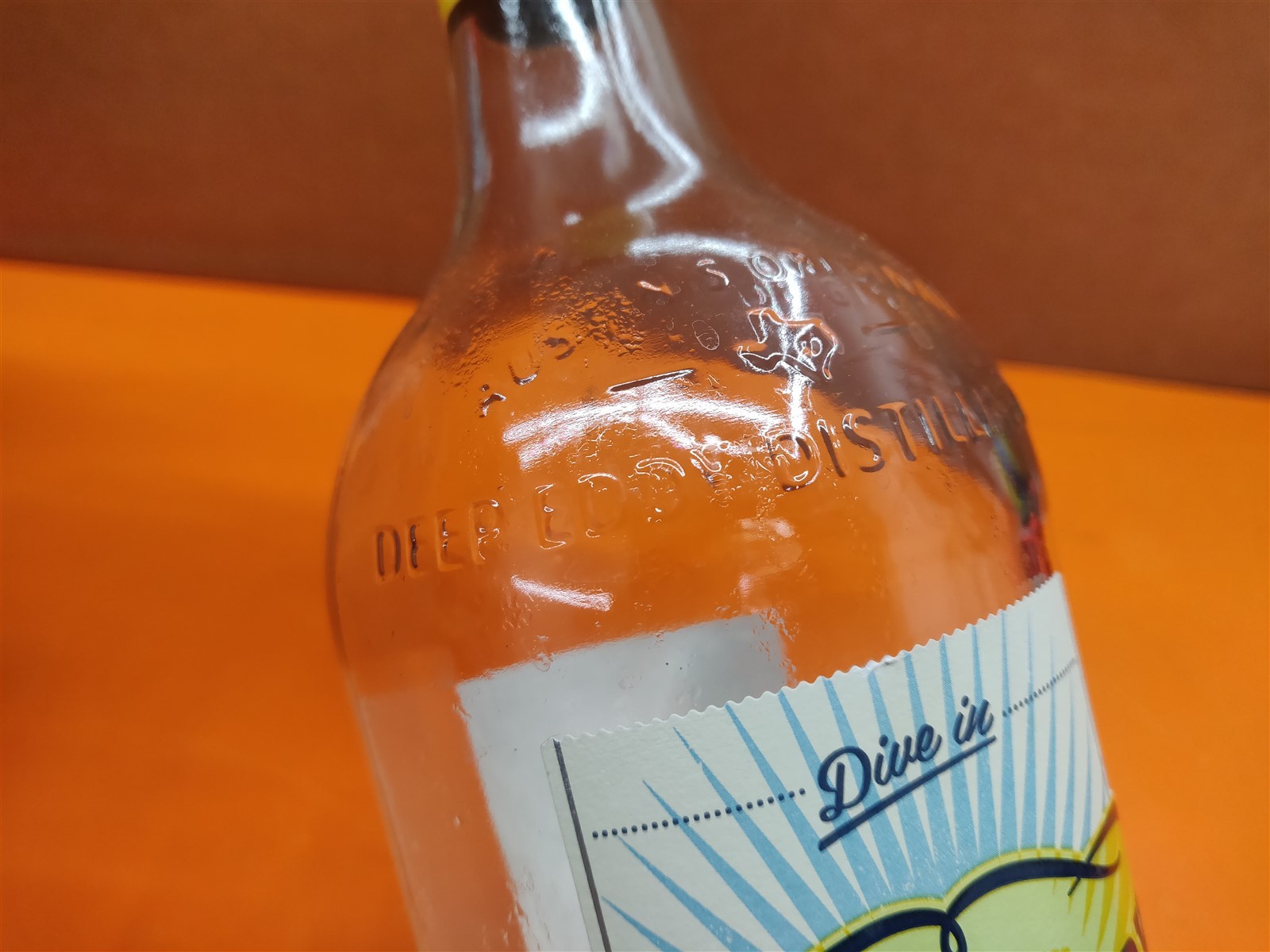 ⭐️⭐️⭐️⭐️⭐️ EMPTY 1L Deep Eddy Lemon Vodka Glass Bottle for Crafts/Upcycle