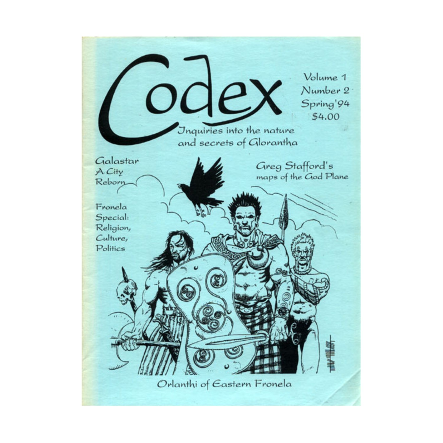 Michael Dawson Codex #2 "Galastar, Orlanthi of Eastern Fronela" Mag VG