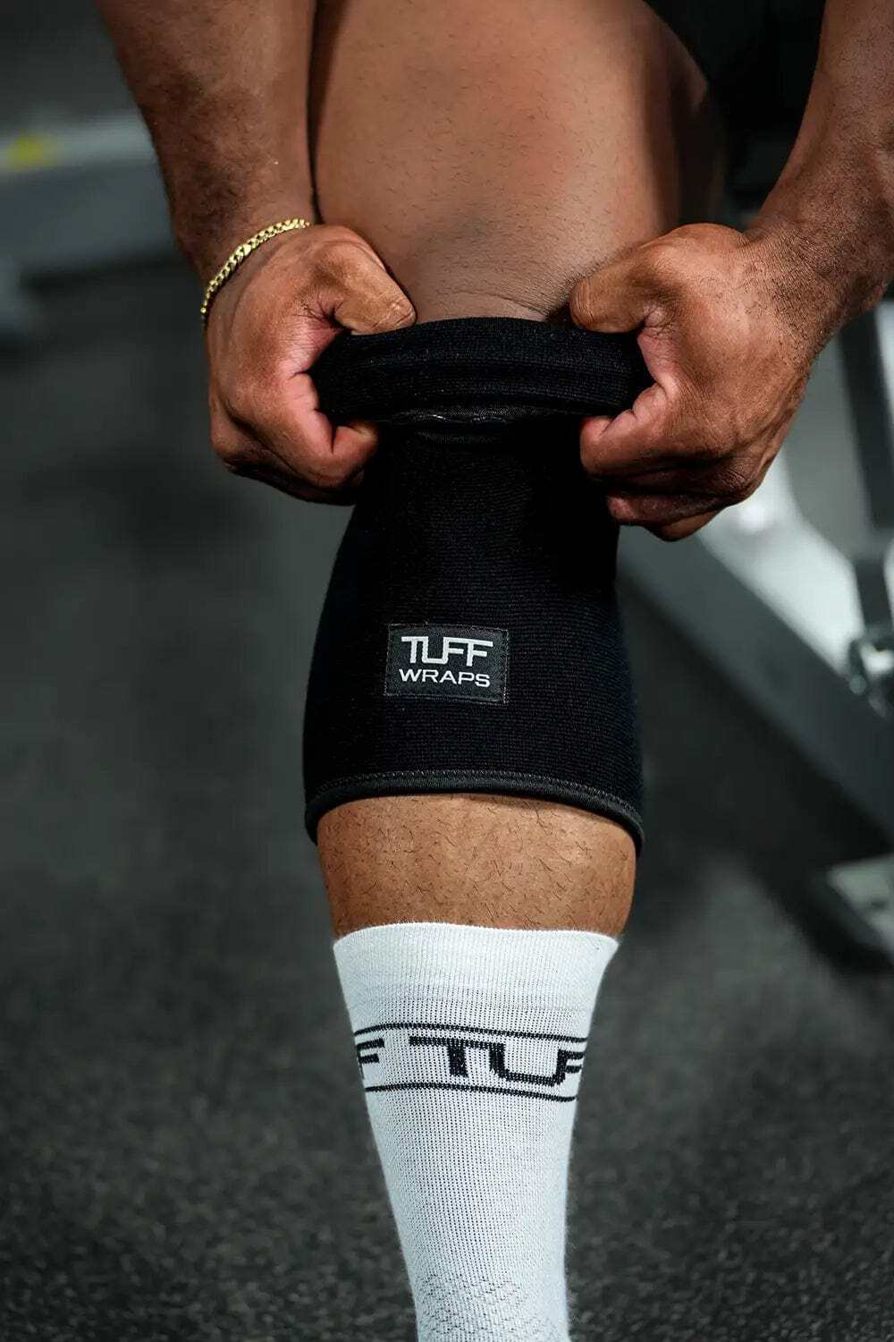 TUFF Double Ply Knee Sleeves All Black (pair)