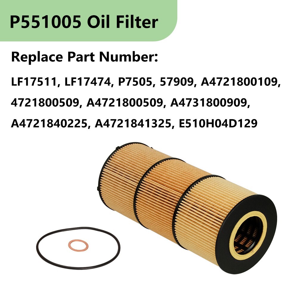 Engine Air Filter Kit Fits for Freightliner Cascadia DD Series DD13 DD15 DD16