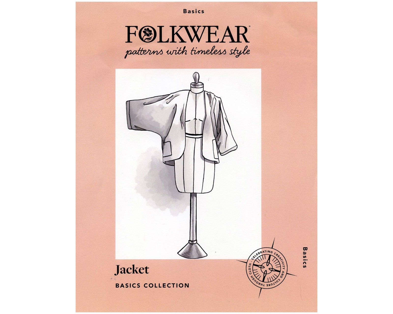 Folkwear Misses Jacket Sewing Pattern sizes XS-3XL Basics Collection